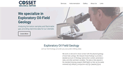 Desktop Screenshot of cossetgs.com